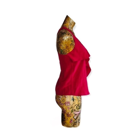 Rory Beca silk sleeveless top red XS - Picture 3 of 8